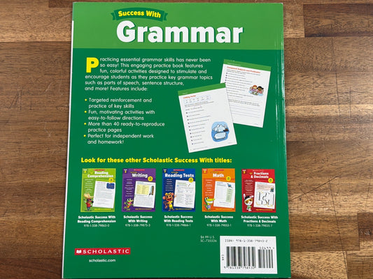 Scholastic Success with Grammar Grade 5 Workbook