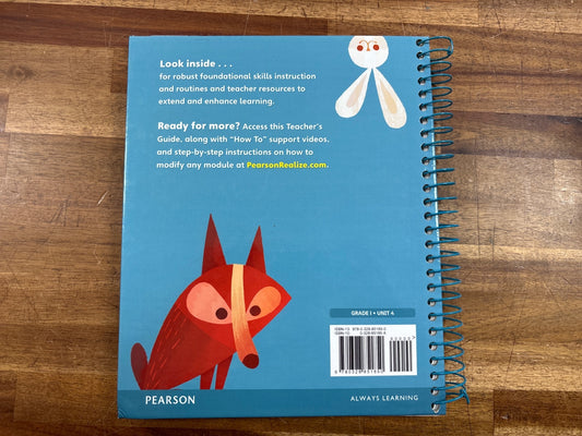 ReadyGEN Grade 1 Unit 4 Teacher's Guide Pearson