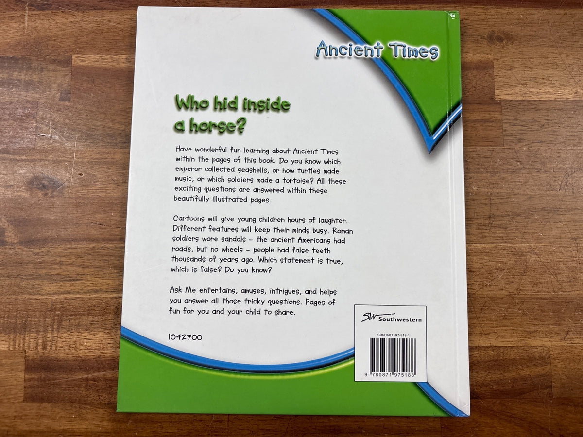 Who Hid Inside a Horse? Ancient Times Ask Me Book — photo 2 of 2