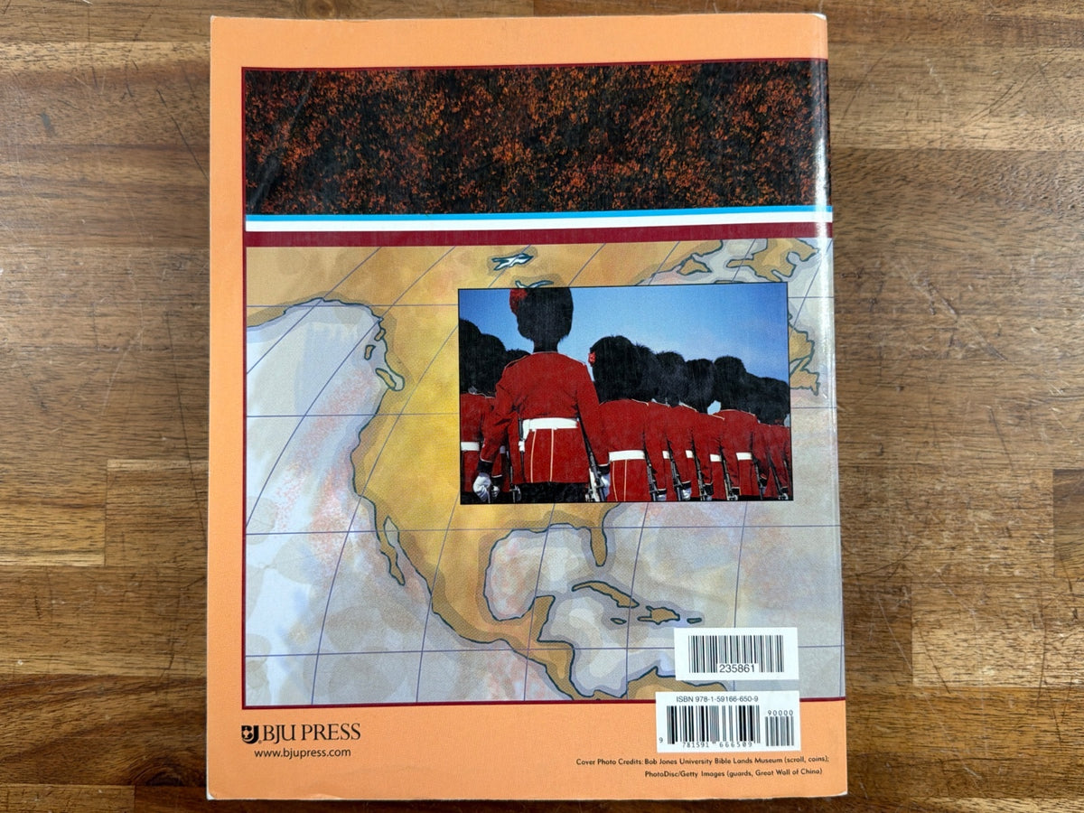 BJU Press World History Student Textbook Second Edition