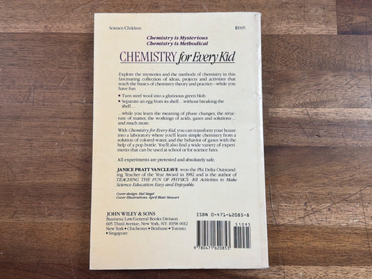 Chemistry for Every Kid: 101 Easy Experiments VanCleave