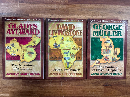 Christian Heroes Then & Now 5-Book Set Janet Geoff Benge