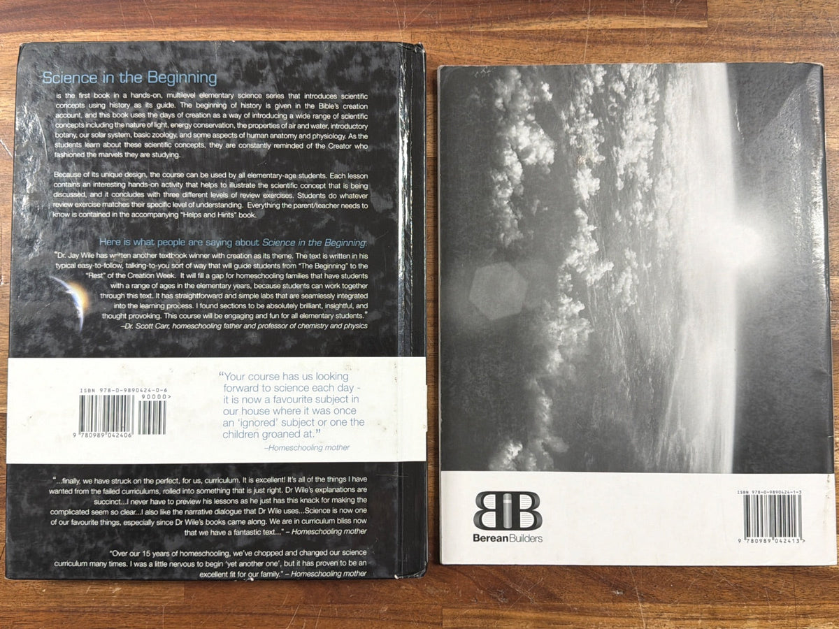 Science in the Beginning by Jay Wile + Helps & Hints Set — photo 2 of 2