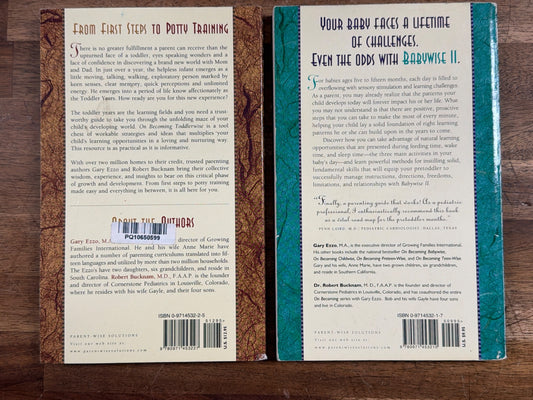 On Becoming Toddler Wise & Baby Wise II Parenting Set