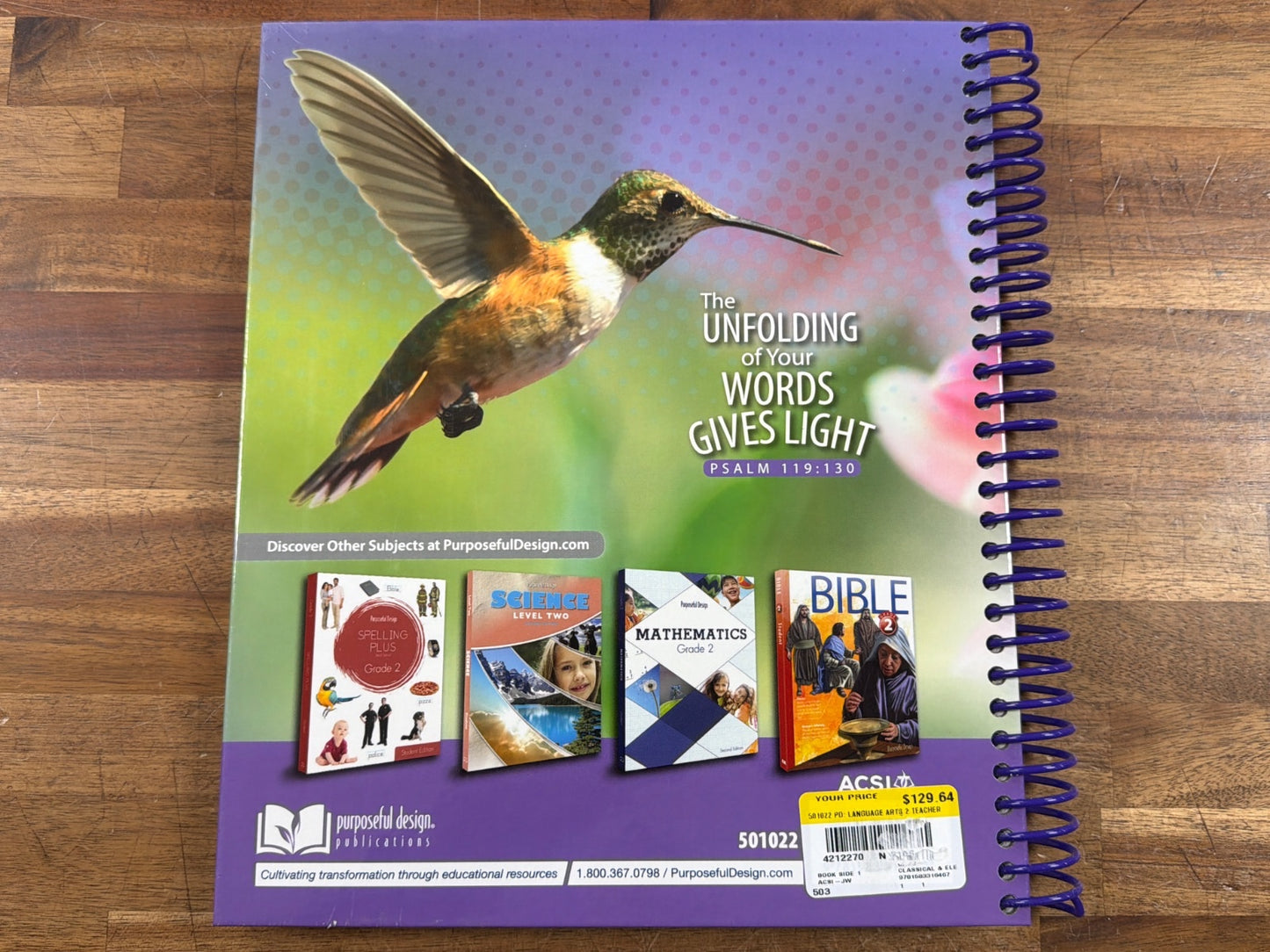 Purposeful Design Language Arts Grade 2 Teacher Edition
