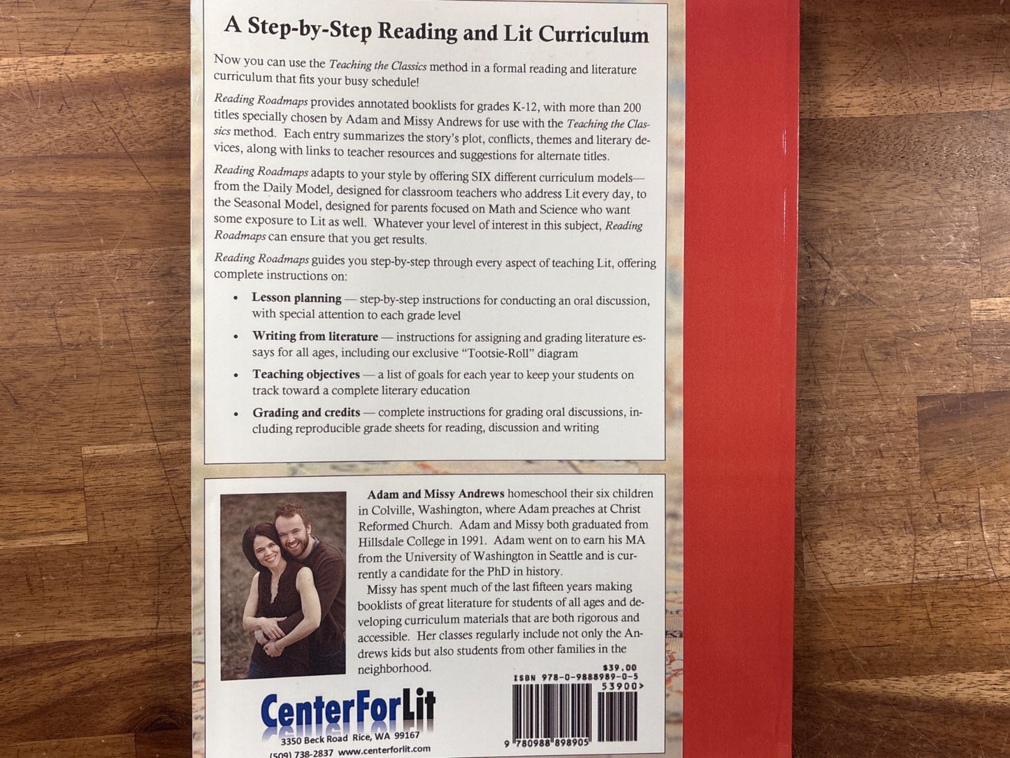 Reading Roadmaps: Literary Scope & Sequence K-12