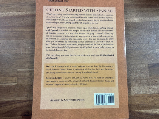 Getting Started with Spanish - Beginning Spanish for Homeschooler