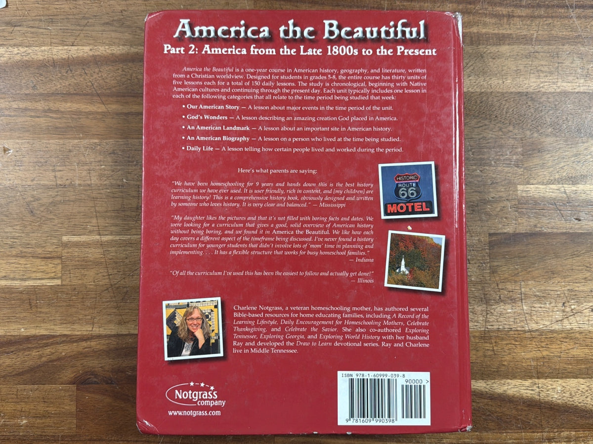 America the Beautiful Part 2: Late 1800s to Present