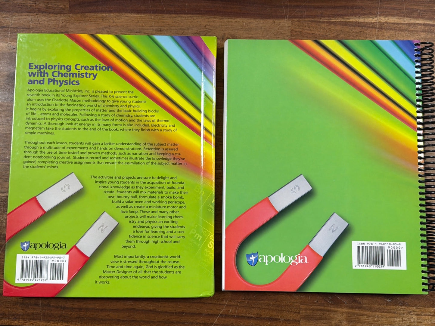 Apologia Exploring Creation Chemistry Physics + Journal