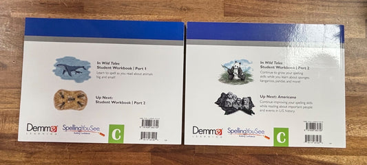 Spelling You See Level C Wild Tales Student Workbooks Part 1&2 — photo 2 of 2