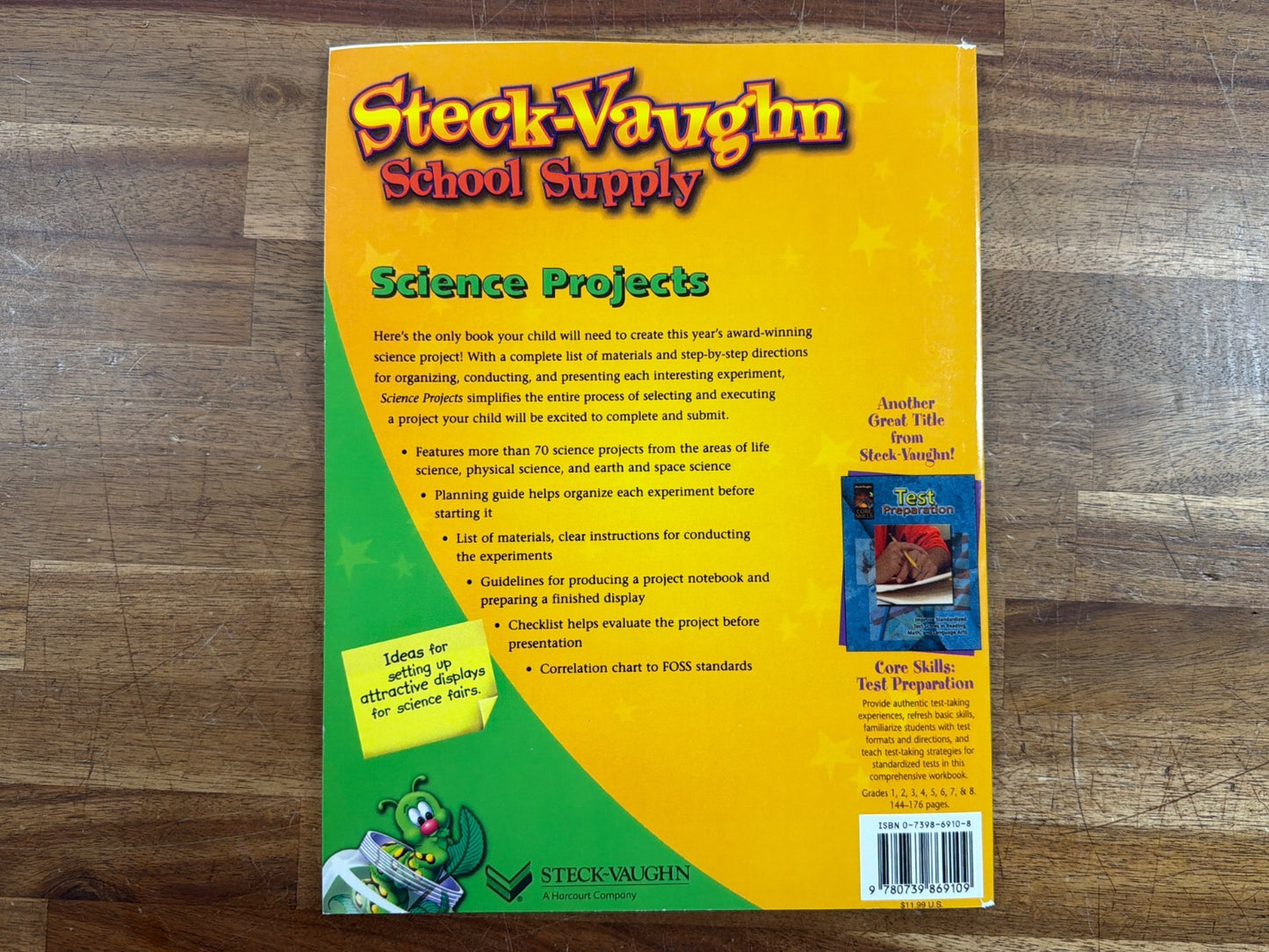 Steck-Vaughn Science Projects Grades 3-4 Workbook