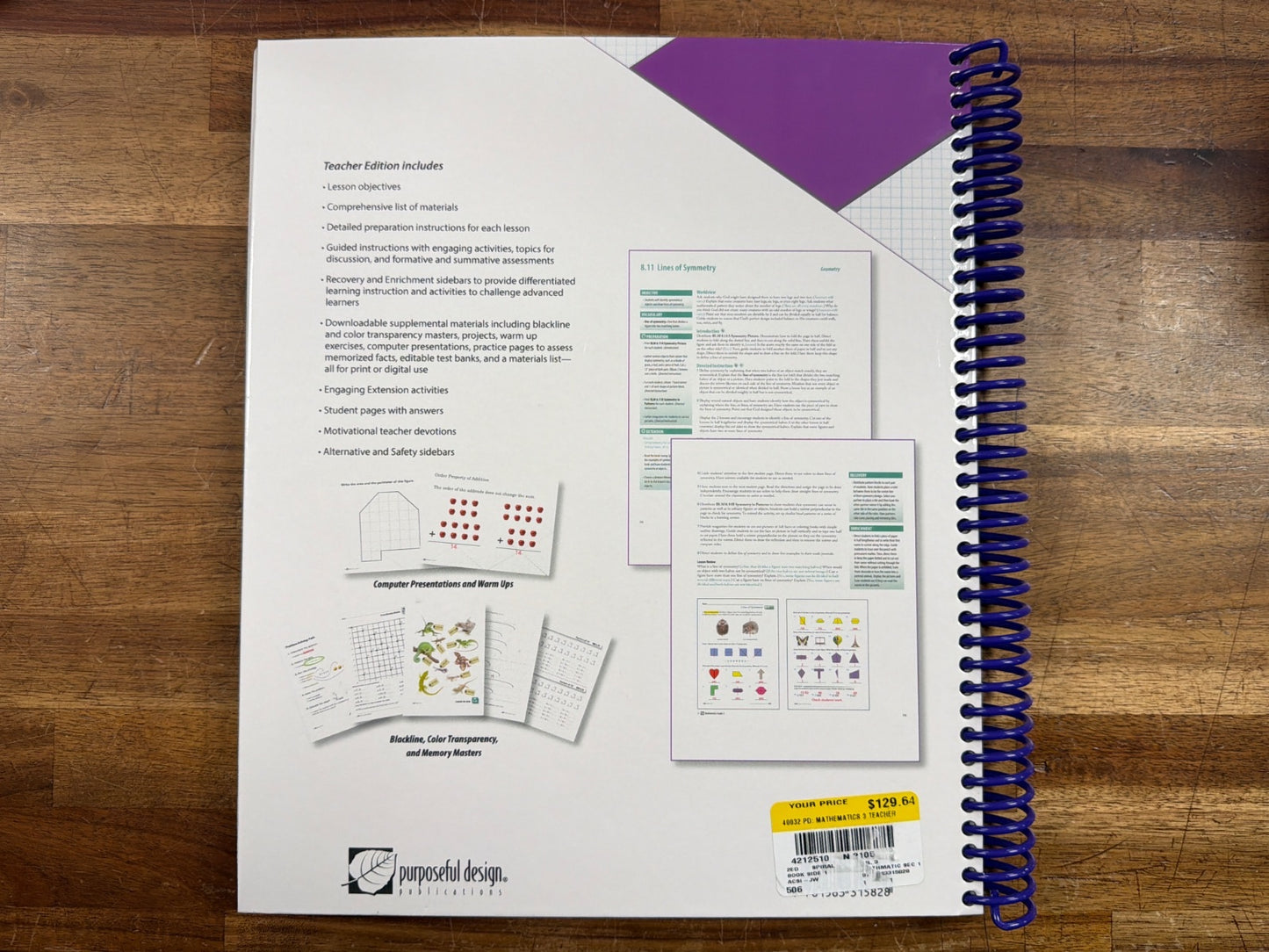 Purposeful Design Mathematics Grade 3 Teacher Edition 2nd Ed