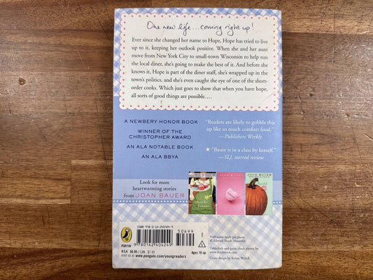 Hope Was Here by Joan Bauer Newbery Honor Book