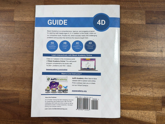 Beast Academy Math Guide 4D Art of Problem Solving