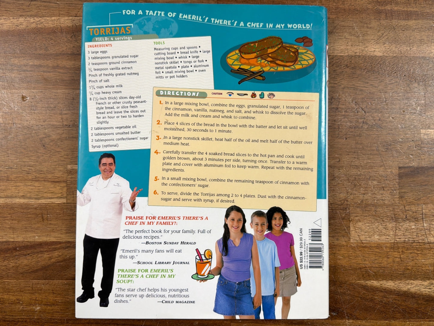 Emeril's There's a Chef in My World! Recipes Book