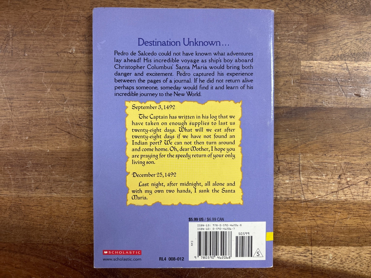 Pedro's Journal: a Voyage with Christopher Columbus - Pam Conrad — photo 2 of 2