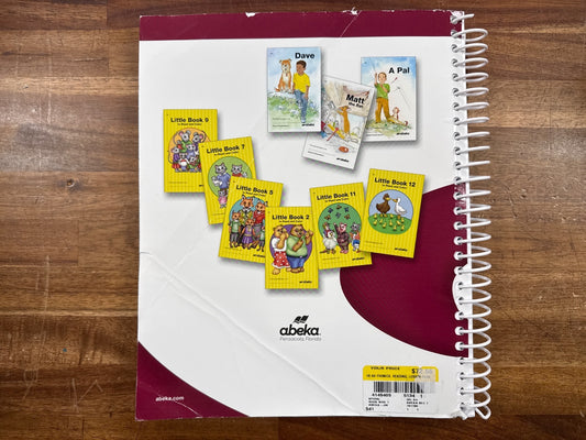 Abeka K4 Phonics, Reading, Writing & Numbers Curriculum Lesson Pl