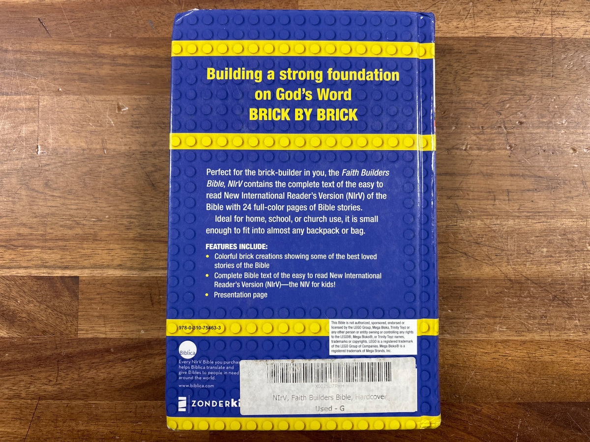 Faith Builders Bible NIrV Lego-Themed Hardcover Kids Bible — photo 2 of 2