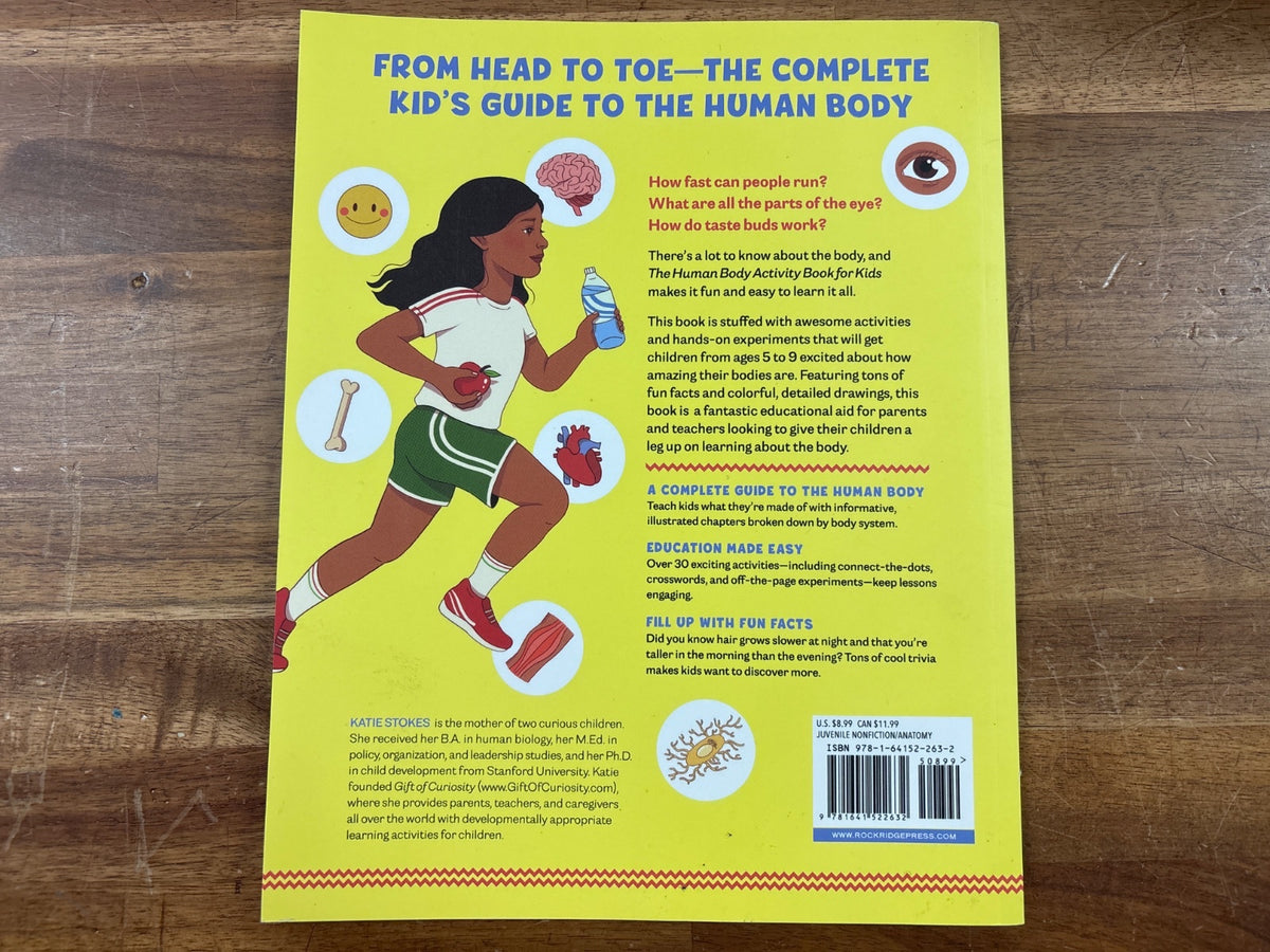 Human Body Activity Book for Kids Grades K-3 by Katie Stokes — photo 2 of 2