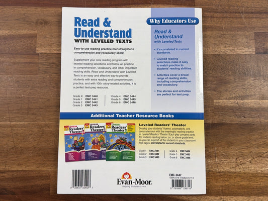 Evan-Moor Read & Understand Grade 2 with Leveled Texts