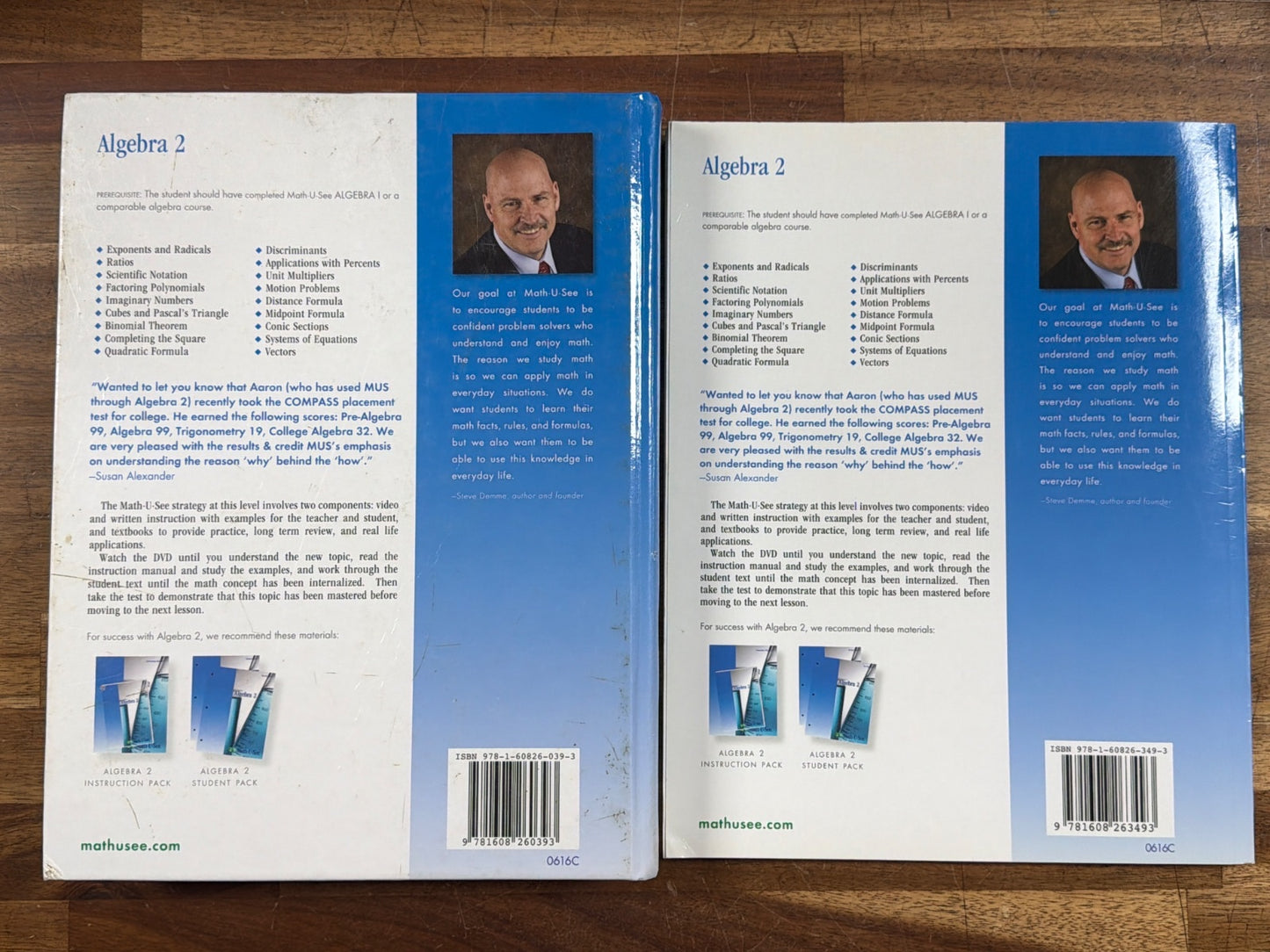 Math-U-See Algebra 2 Instruction Manual & Tests Set