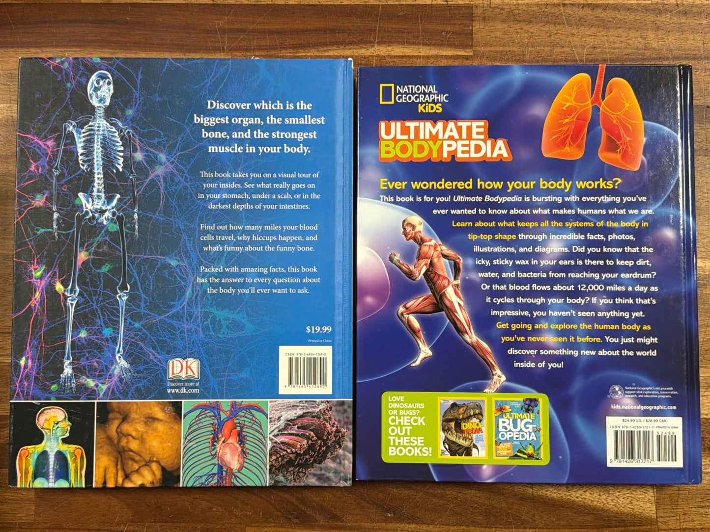 DK Human Body Encyclopedia & NatGeo Ultimate Bodypedia Set