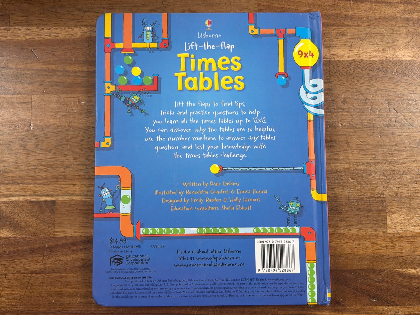 Usborne Lift-the-Flap Times Tables Book