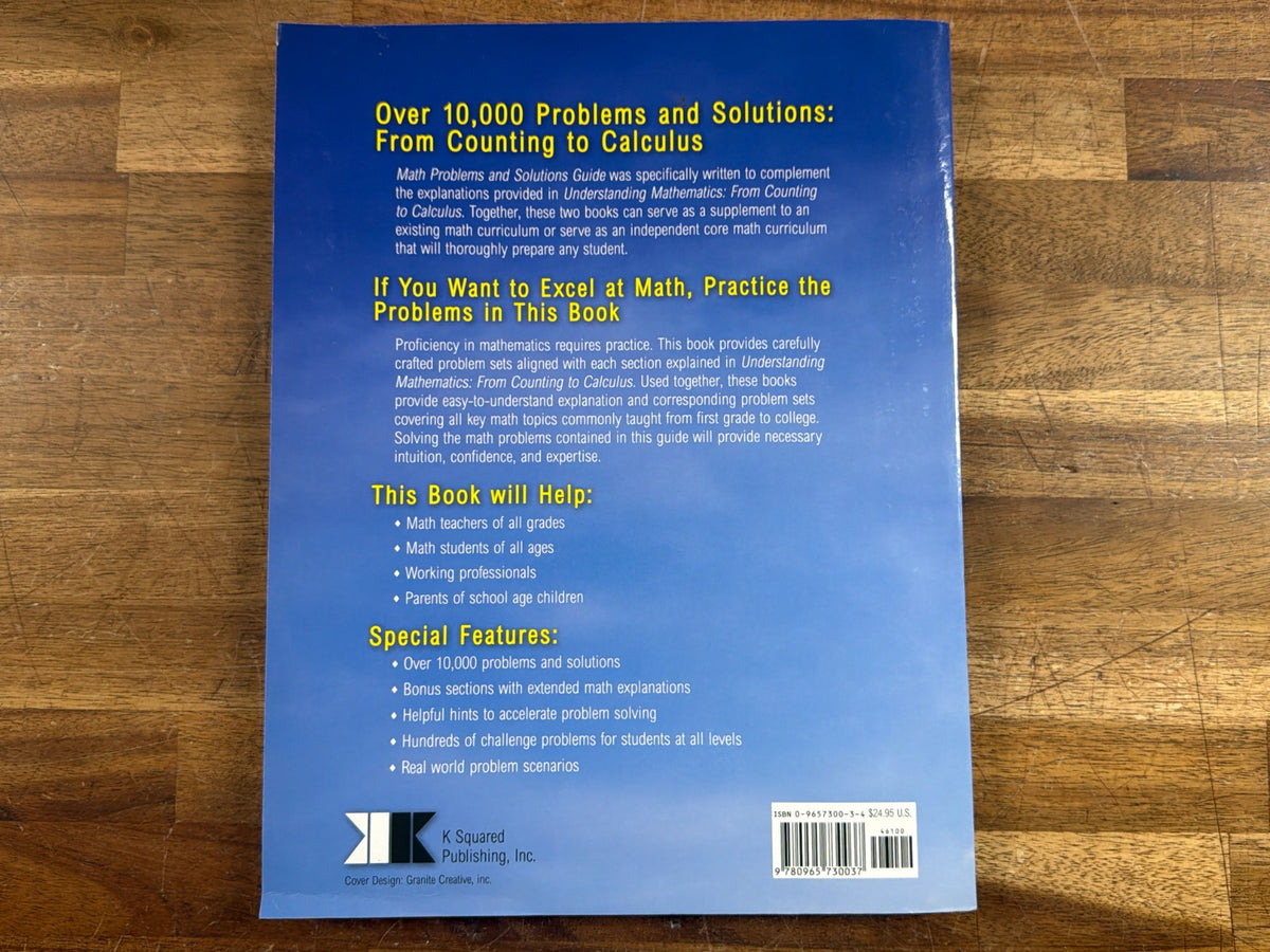 Math Problems and Solutions Guide - Counting to Calculus
