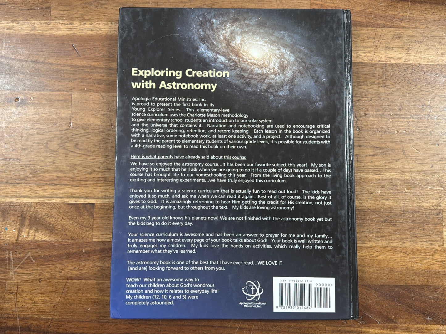 Apologia Exploring Creation with Astronomy Young Explorer