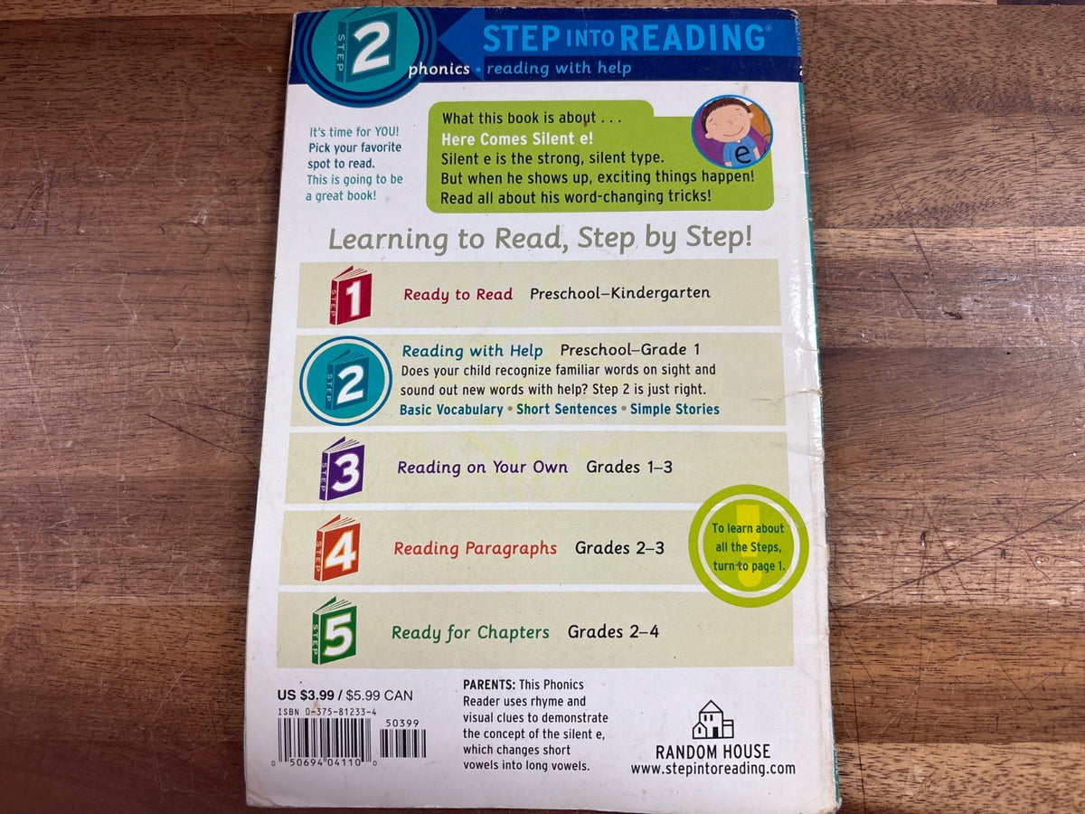 Here Comes Silent E! Step Into Reading Step 2 Phonics — photo 2 of 2