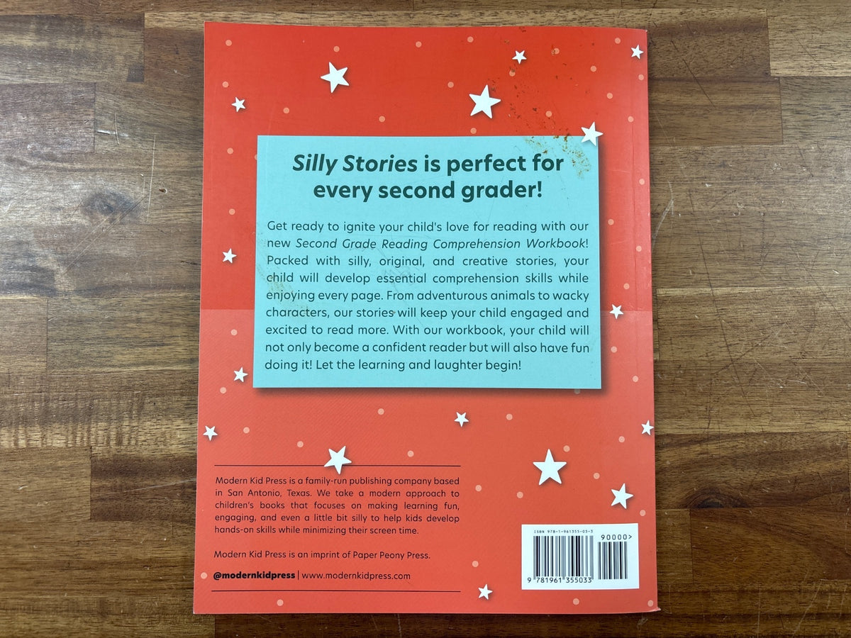 Modern Kid Press Second Grade Reading Comprehension Workbook