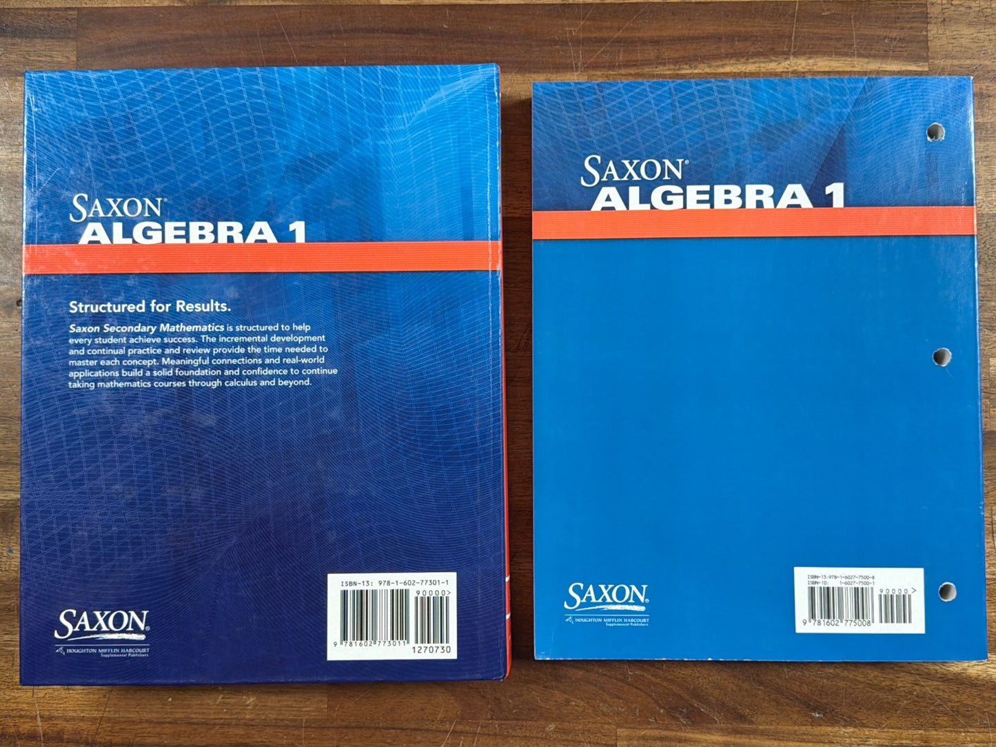 Saxon Algebra 1 Homeschool Text & Solutions Manual