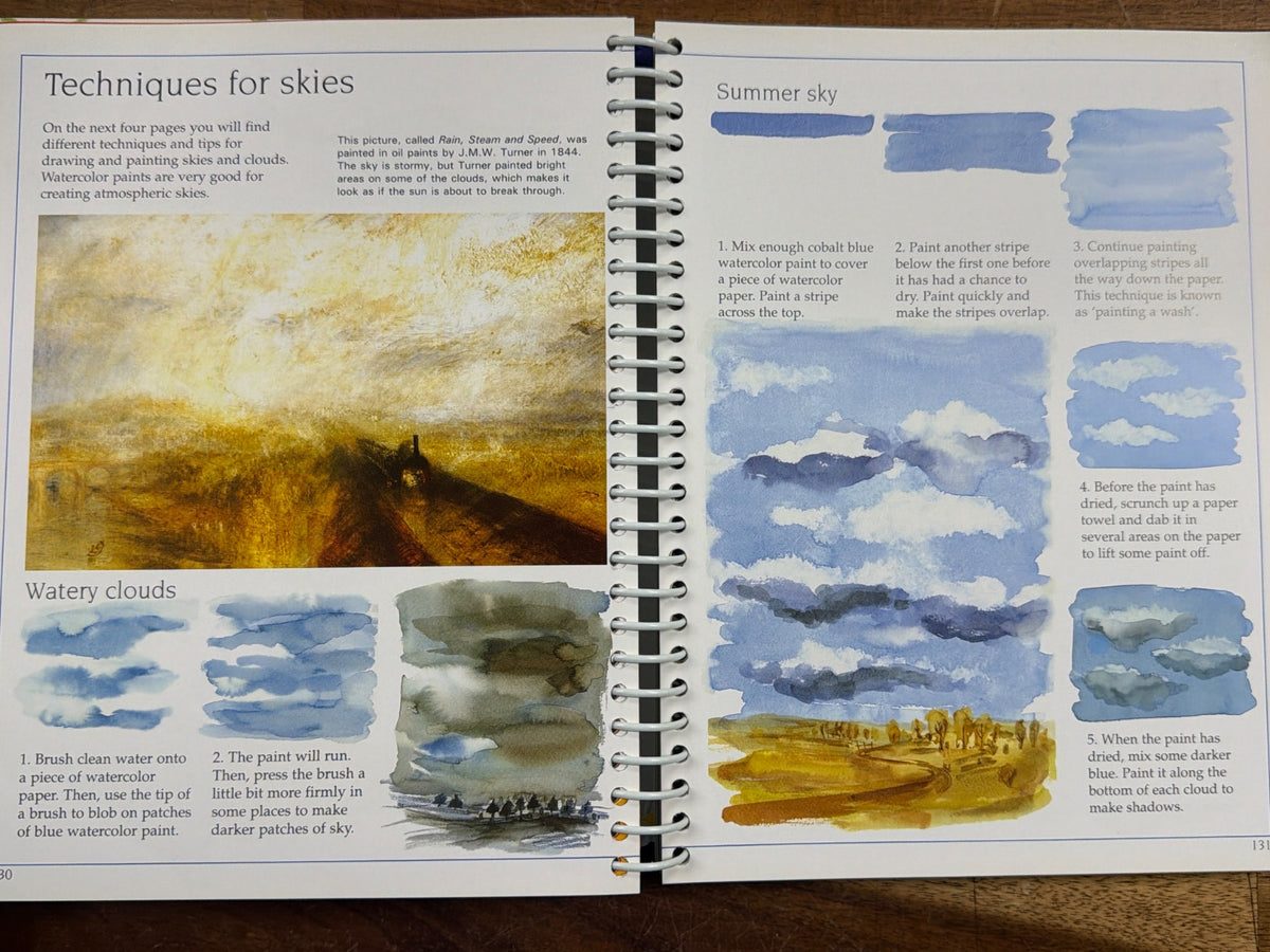 Usborne Complete Book of Art Ideas Homeschool Guide