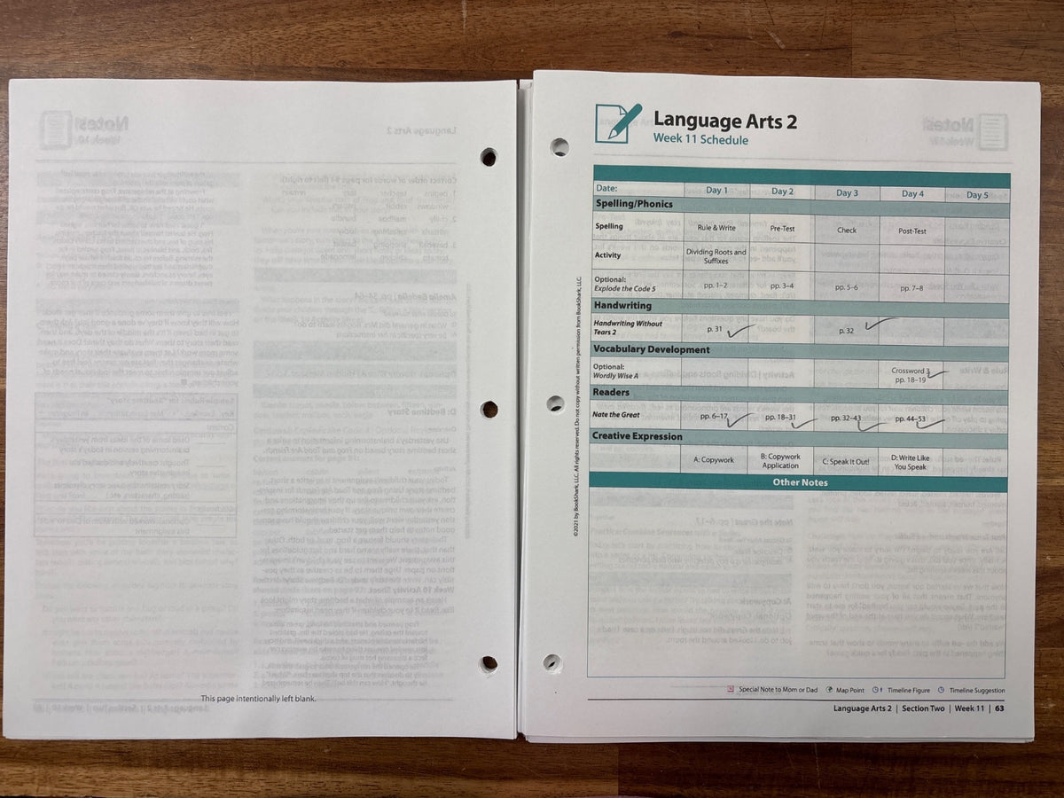 BookShark Language Arts 2 Instructor's Guide Ages 7-9