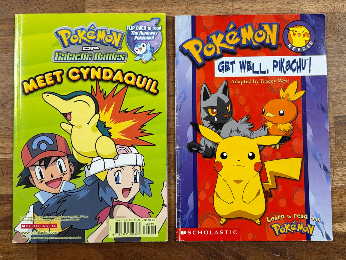 Pokemon Book Bundle: Pikachu, Torchic, Cyndaquil Set