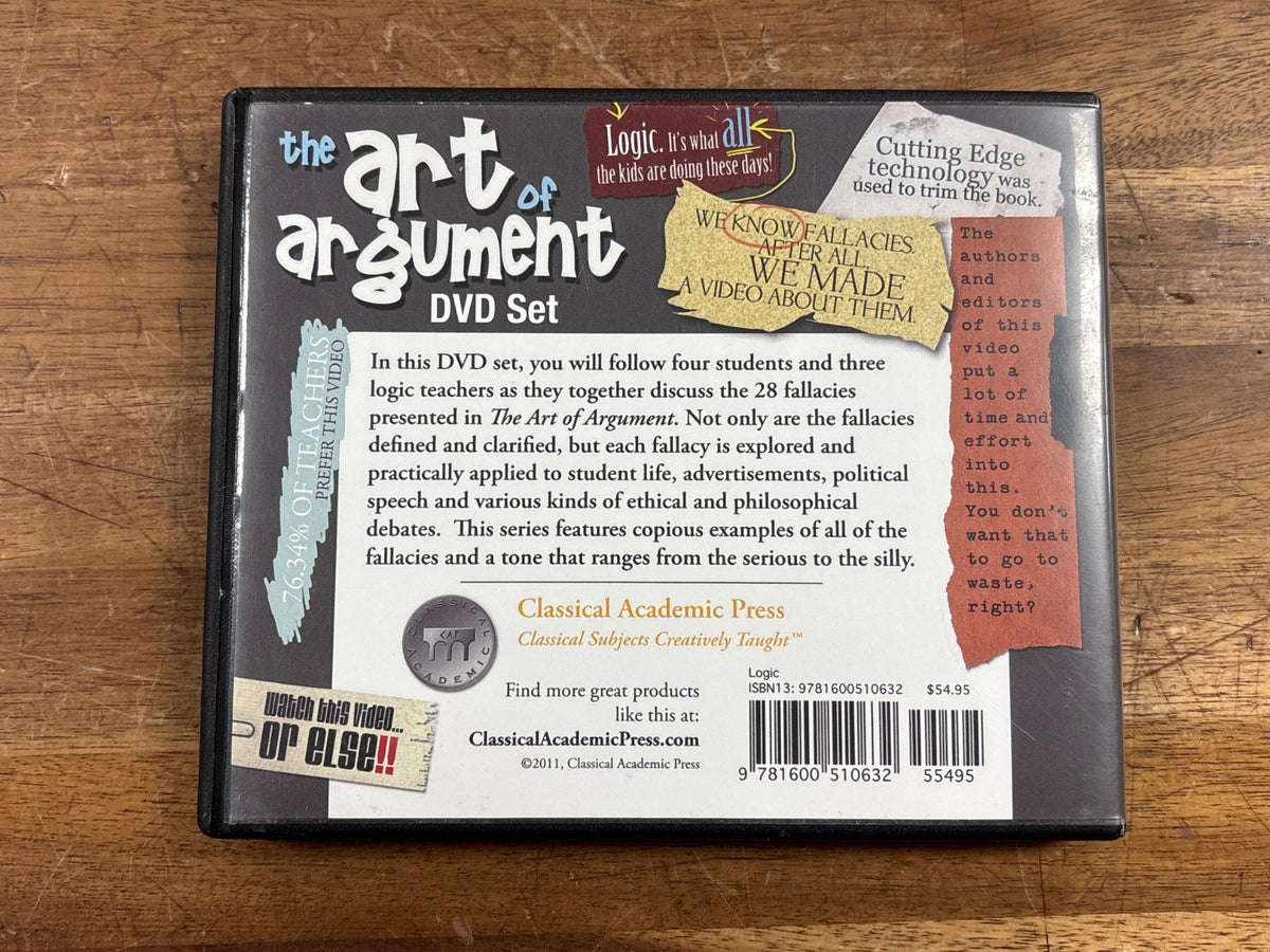Art of Argument Set: Student Text, Teacher Ed & DVD — photo 5 of 5