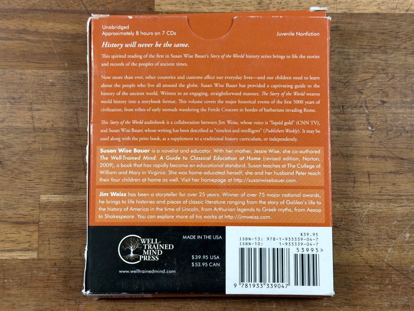 Story of the World Vol 1 Activity Book & Audio CD Set
