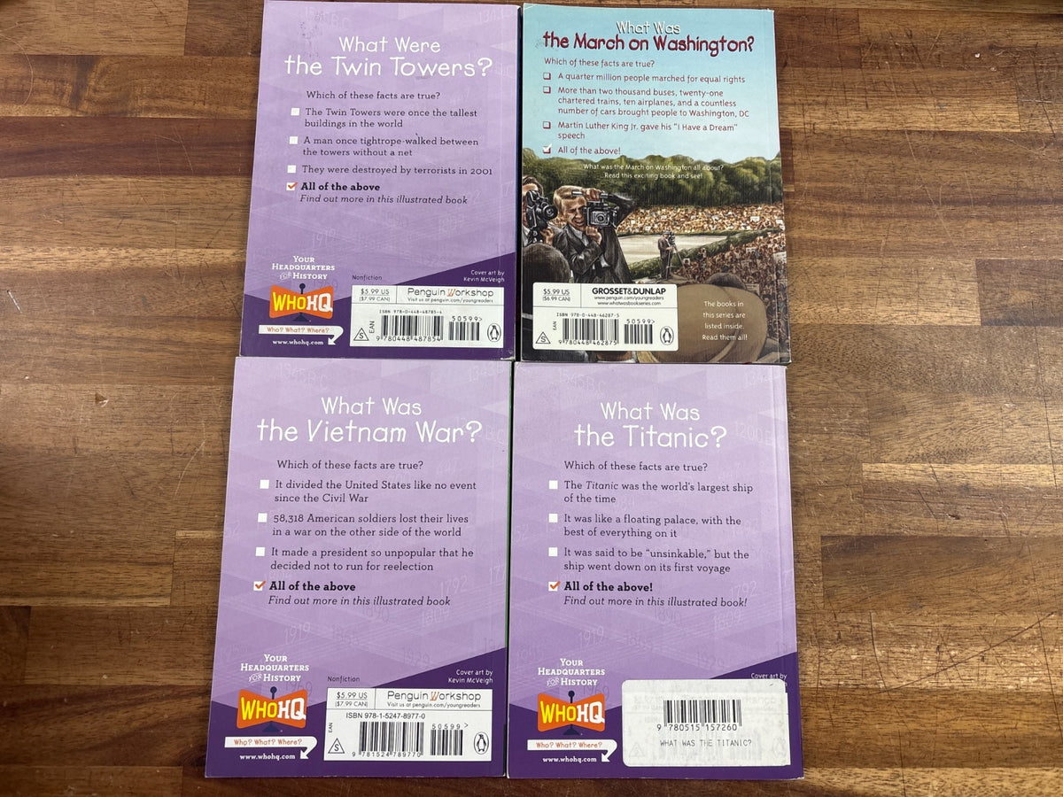 Who Was/What Was Series 14-Book History Lot Set β photo 7 of 7
