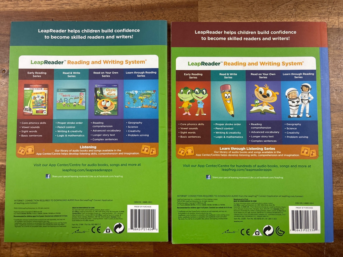 LeapFrog Early Reading Series LeapReader Books Set of 7 — photo 7 of 7