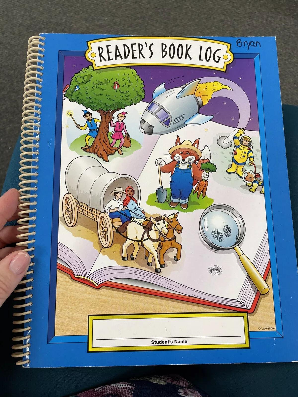 Lakeshore Learning: Readers Book Log For Young Readers with Activities and Stickers
