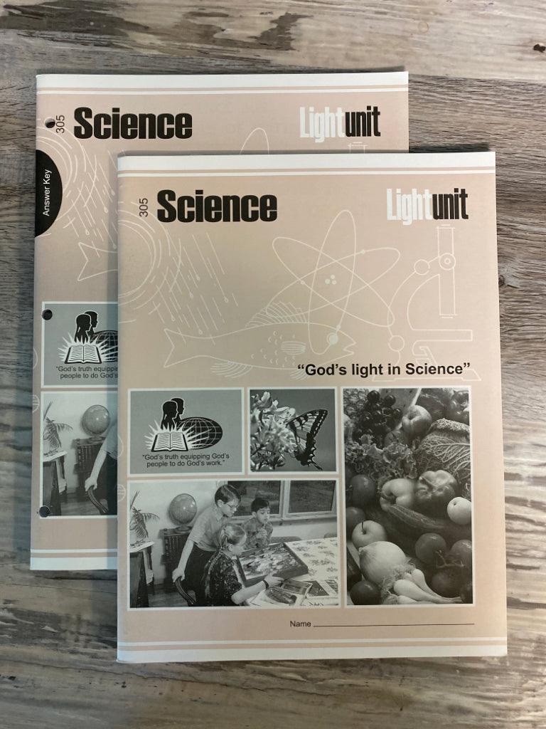 CLE Science 305 Light Unit and Answer Key