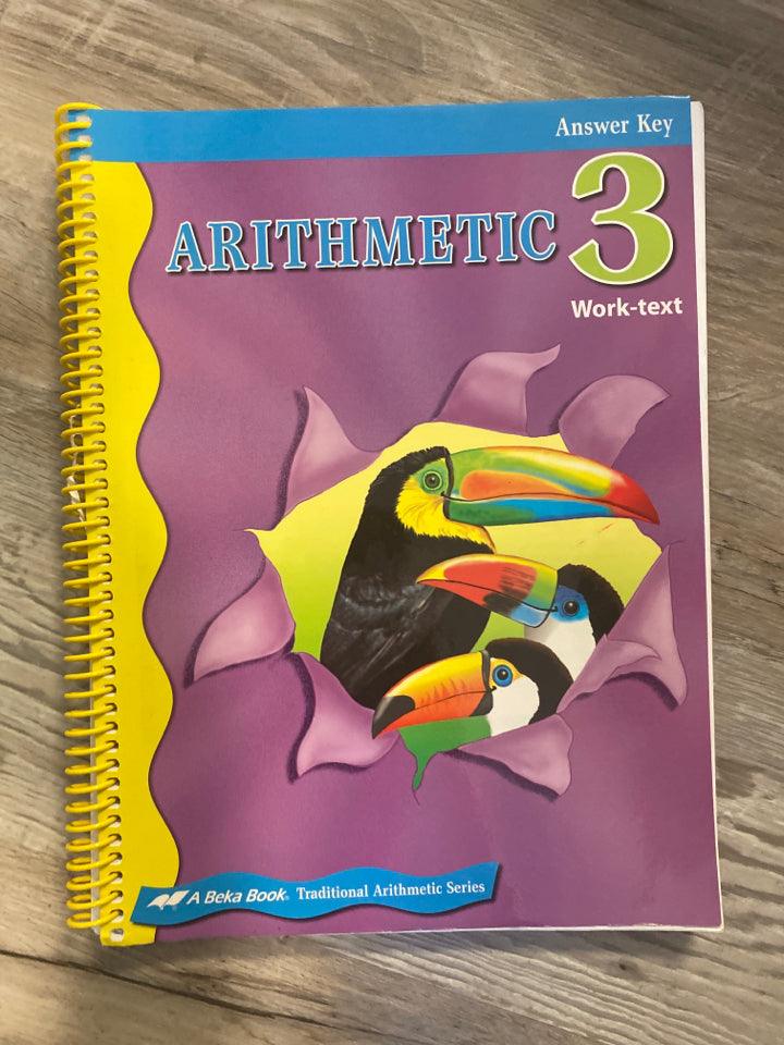 Abeka Arithmetic 3 Teacher Set 5th Ed.