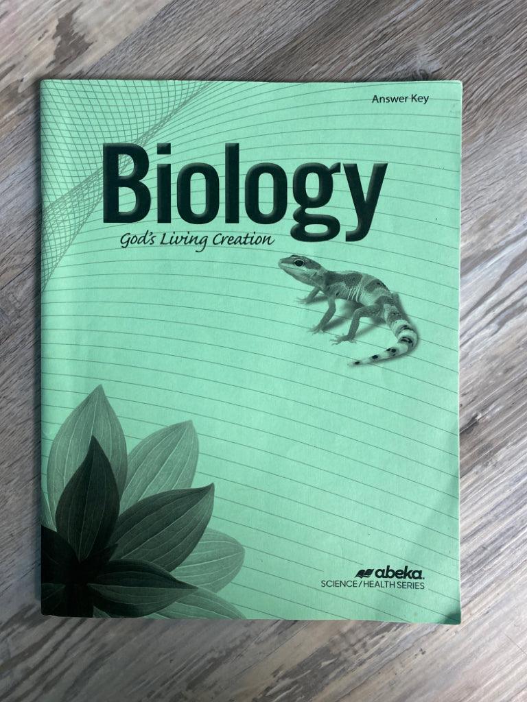 Abeka Biology Answer Key 4th Ed.