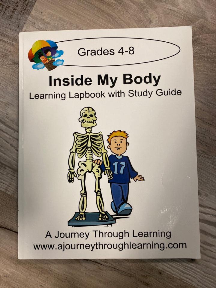 Inside my Body, Learning Lapbook with Study Guide Grade 4-8