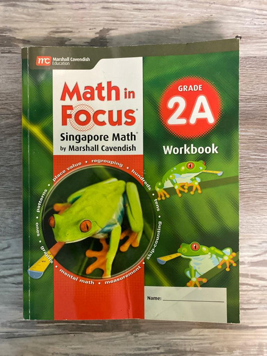 Math in Focus 2A Workbook and Student Book