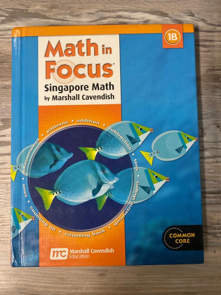 Singapore Math in Focus 1B Textbook