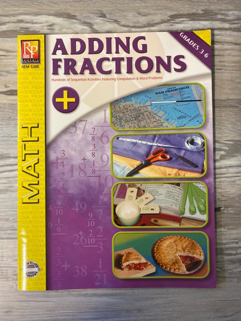 Blackline Masters Fractions Workbook Set
