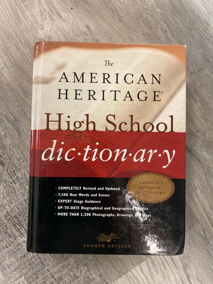 The American Heritage High School Dictionary
