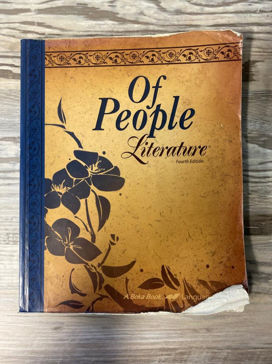 Abeka Of People Literature Student Text 4th Ed.