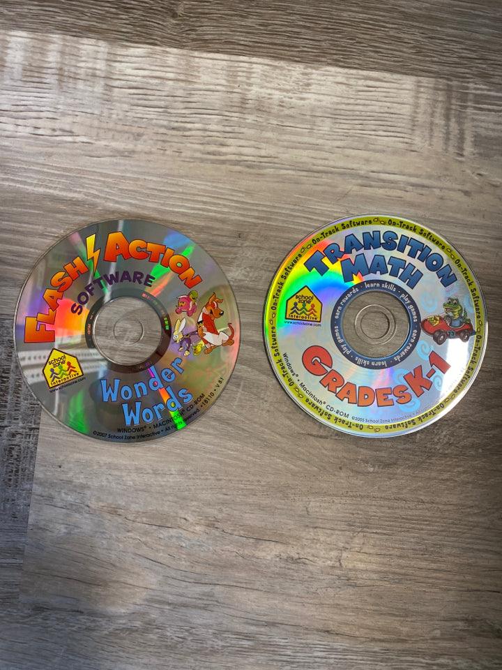 Transition Math and Wonder Words Software Grades K-1